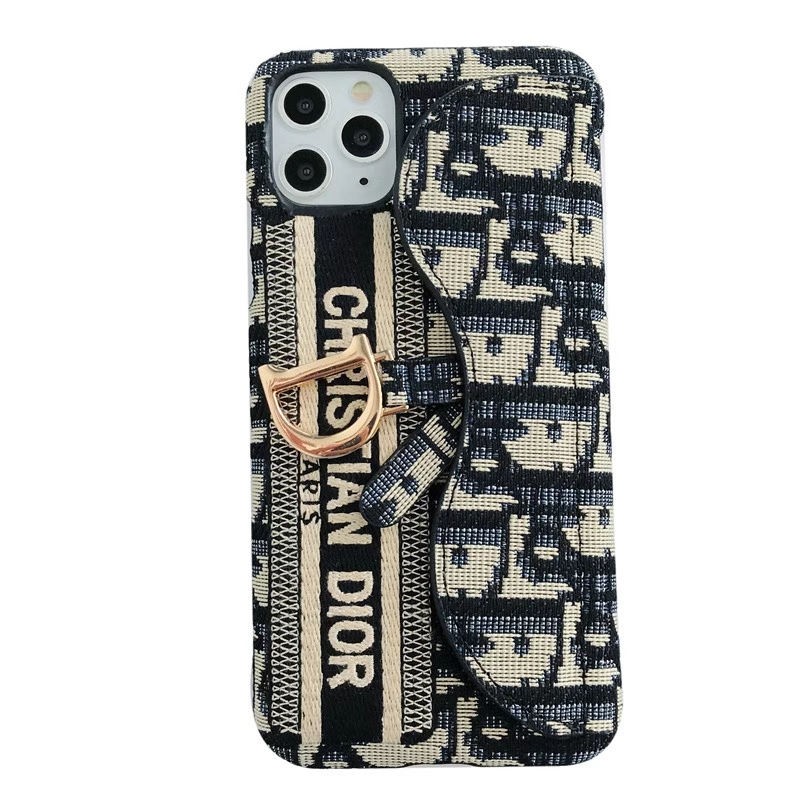 ディオール スマホケース14/14pro カード入れ ハイブランド iphone12pro max/12mini カバー 刺繡 スタンド